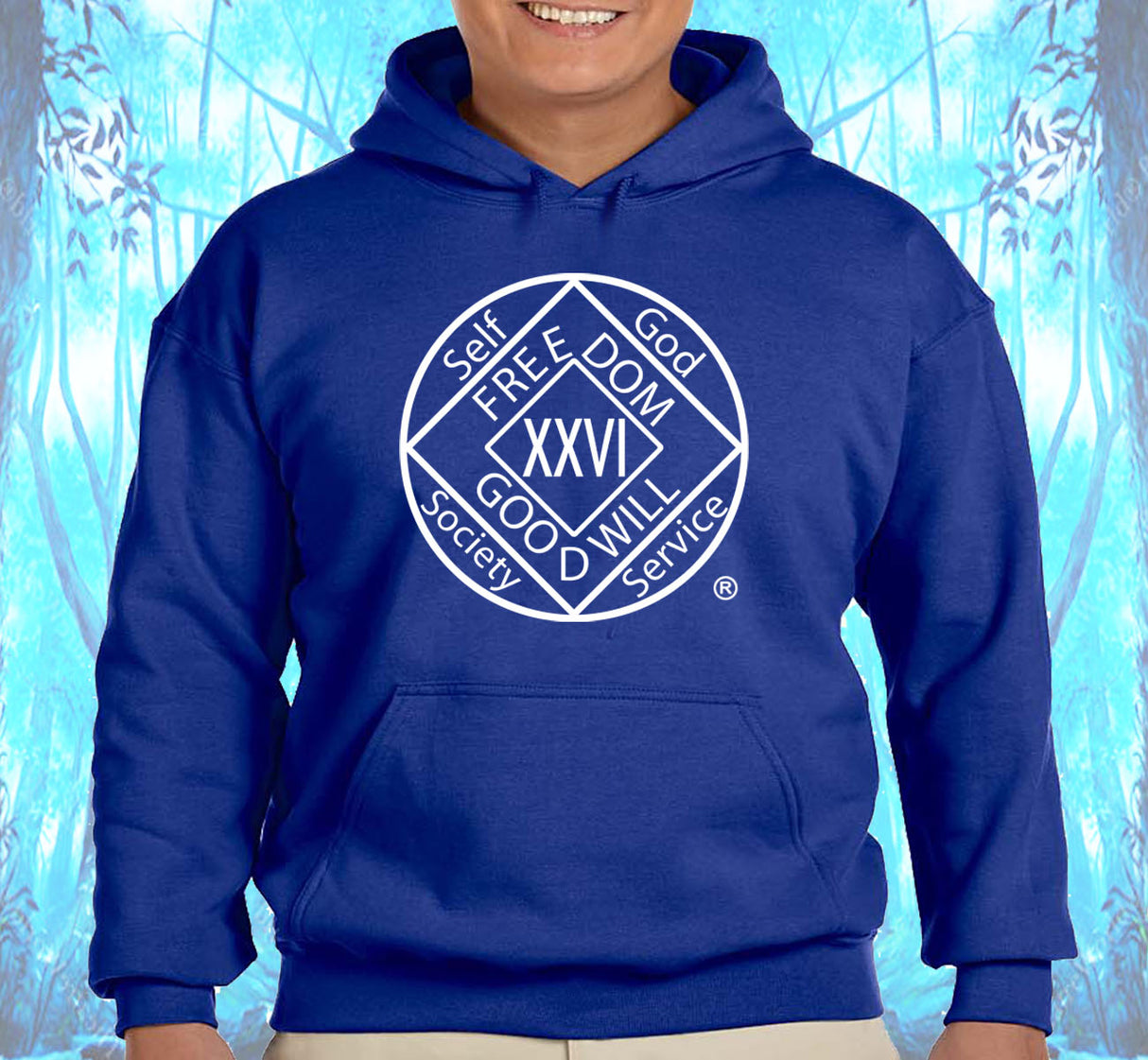 Custom NA Medallion Clean Date Hoodie