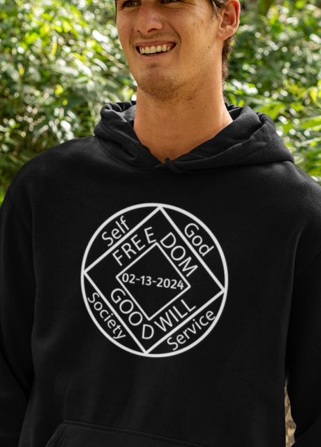 Custom NA Medallion Clean Date Hoodie