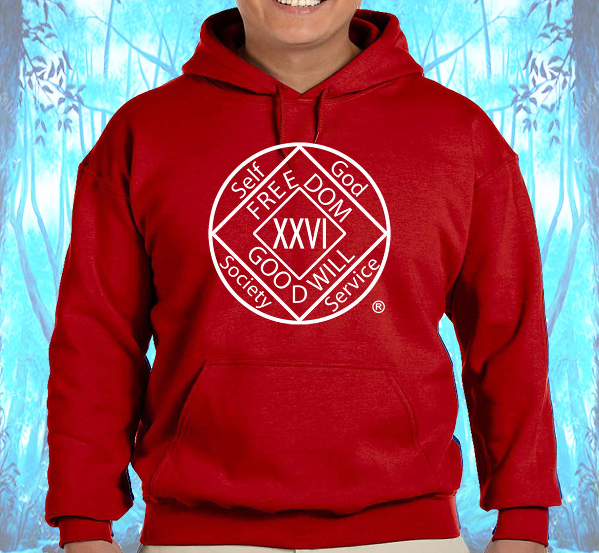 Custom NA Medallion Clean Date Hoodie