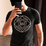 Customized Two Sided NA Medallion dtg Tee