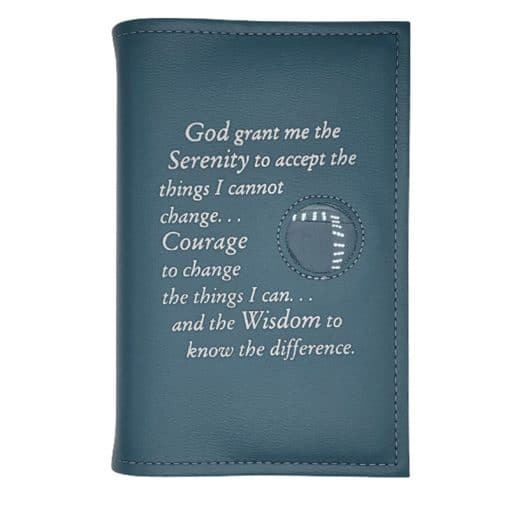 Cover-NA  6th Ed Single Basic Text Cover Serenity Prayer & Medallion Holder