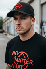 Trucker Cap - No Matter What Blk/Red