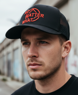 Trucker Cap - No Matter What Blk/Red