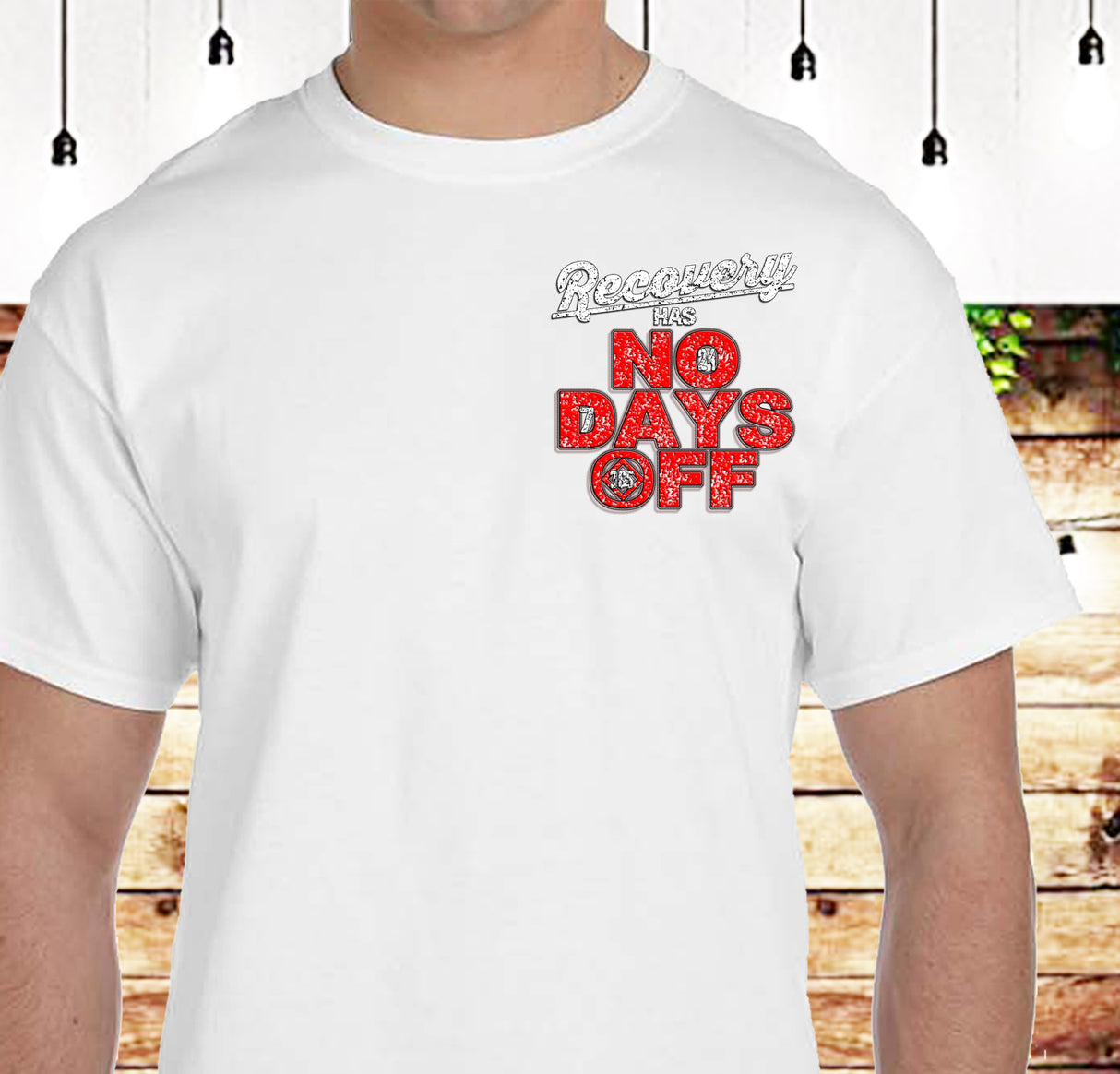 3" Recovery Takes No Days Off Tee
