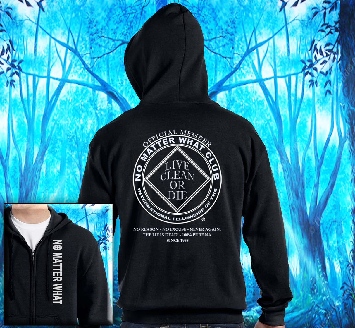 No Matter What V.2 Zip-Up Hoodie