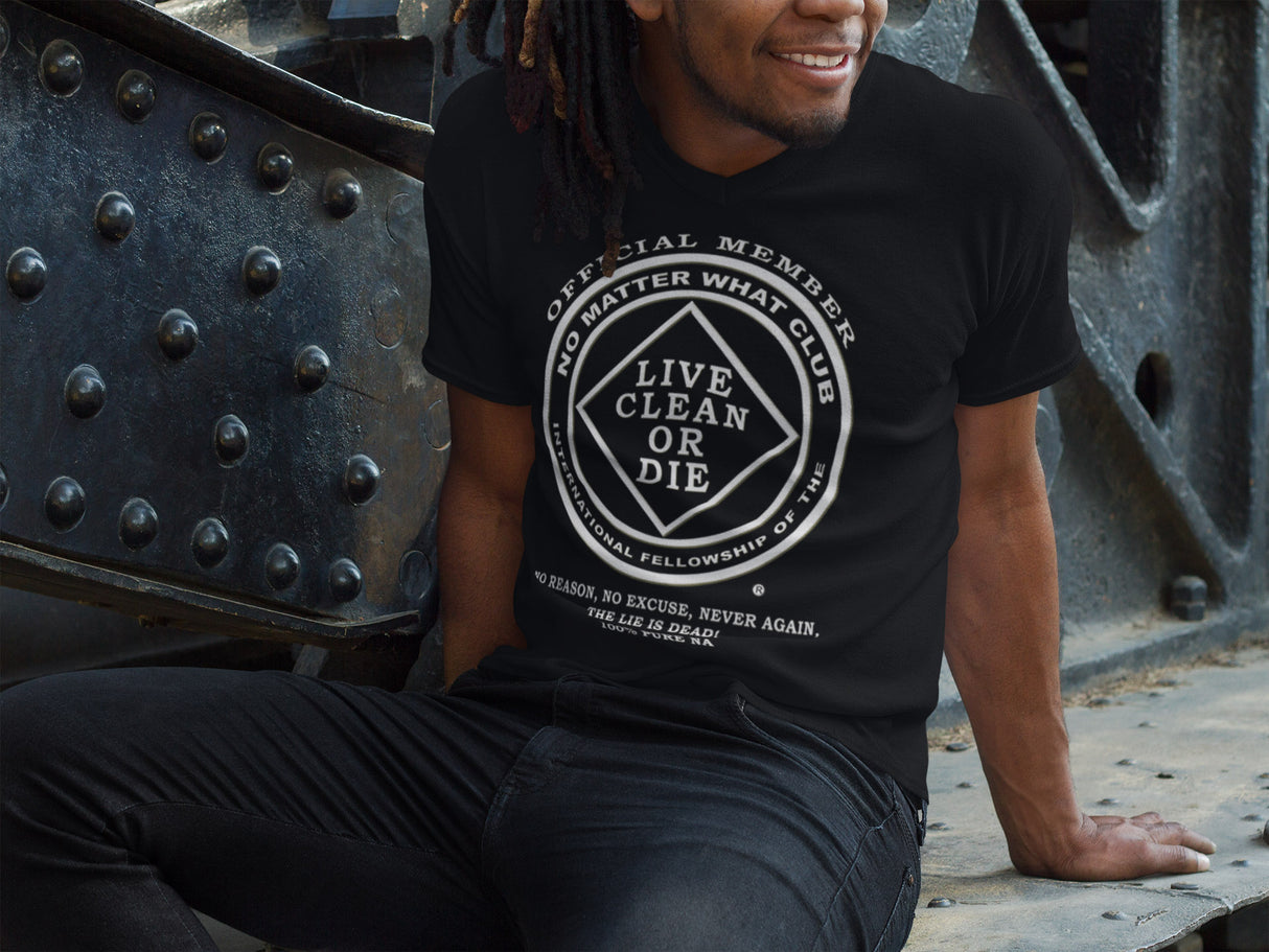 No Matter What Club dtg V-Neck Tee
