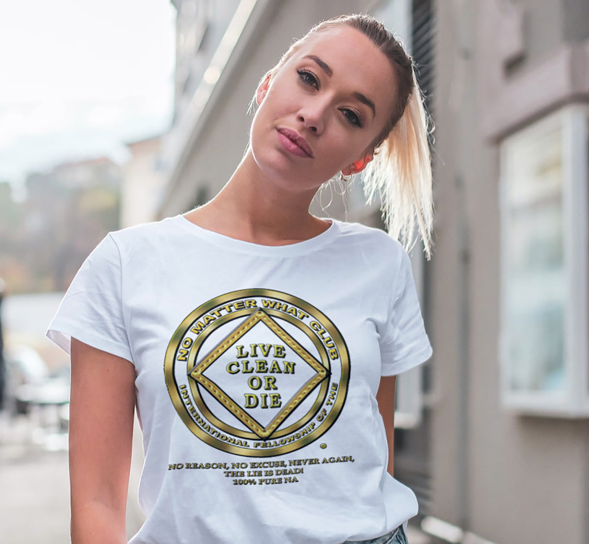 No Matter What Club Gold Women's DTG Tee