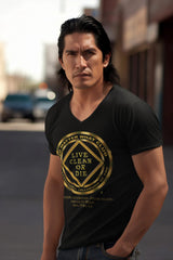 No Matter What Club Gold dtg V-Neck Tee