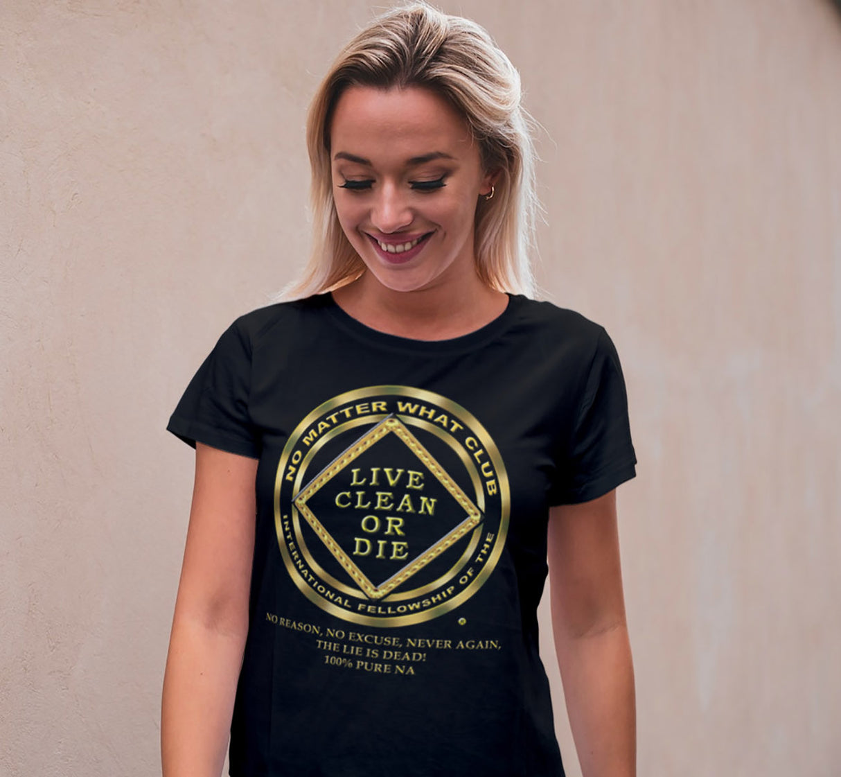 No Matter What Club Gold Women's DTG Tee