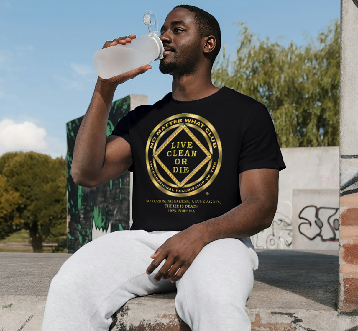 No Matter What Club Gold dtg Tee