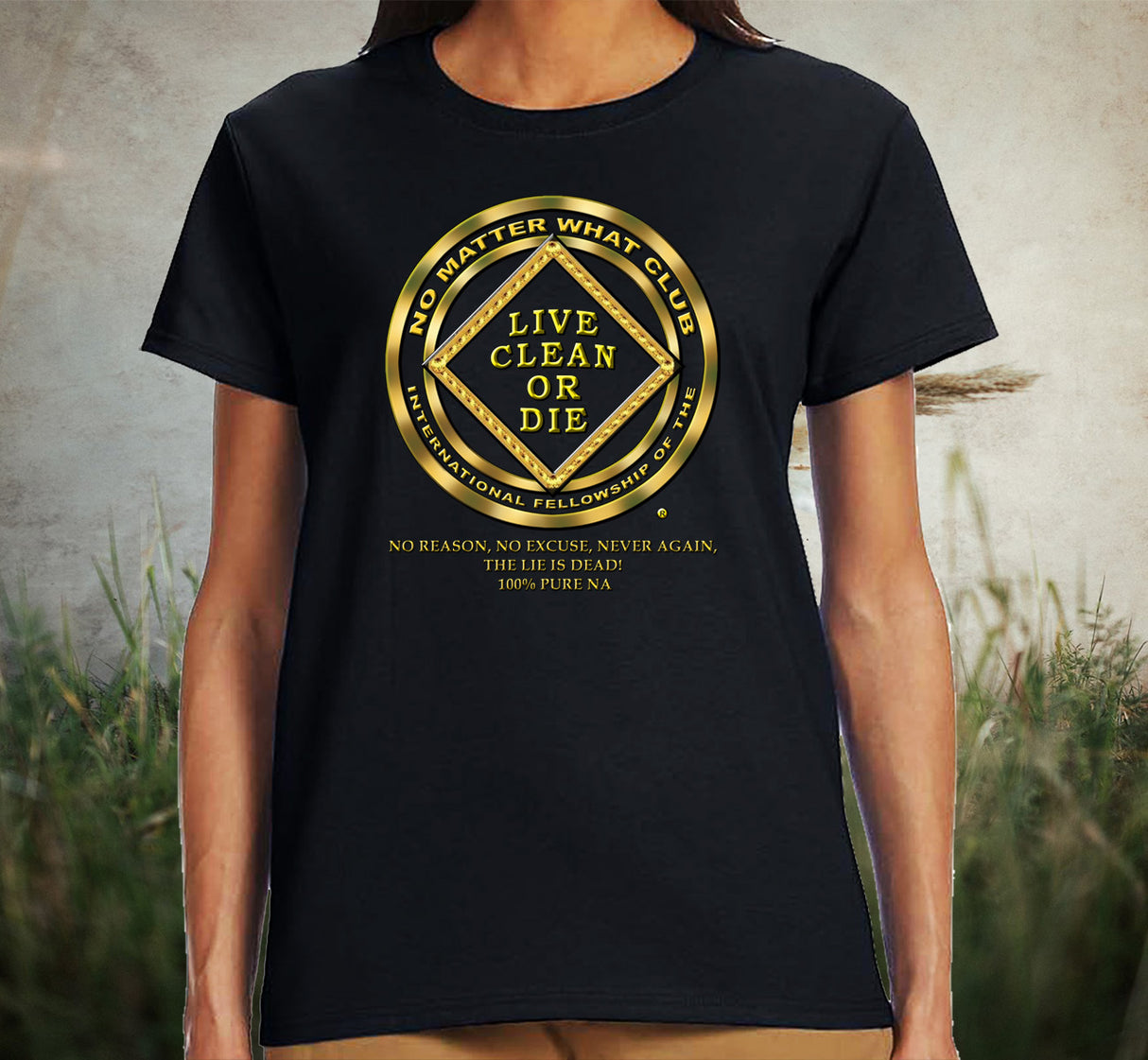 No Matter What Club Gold Women's DTG Tee