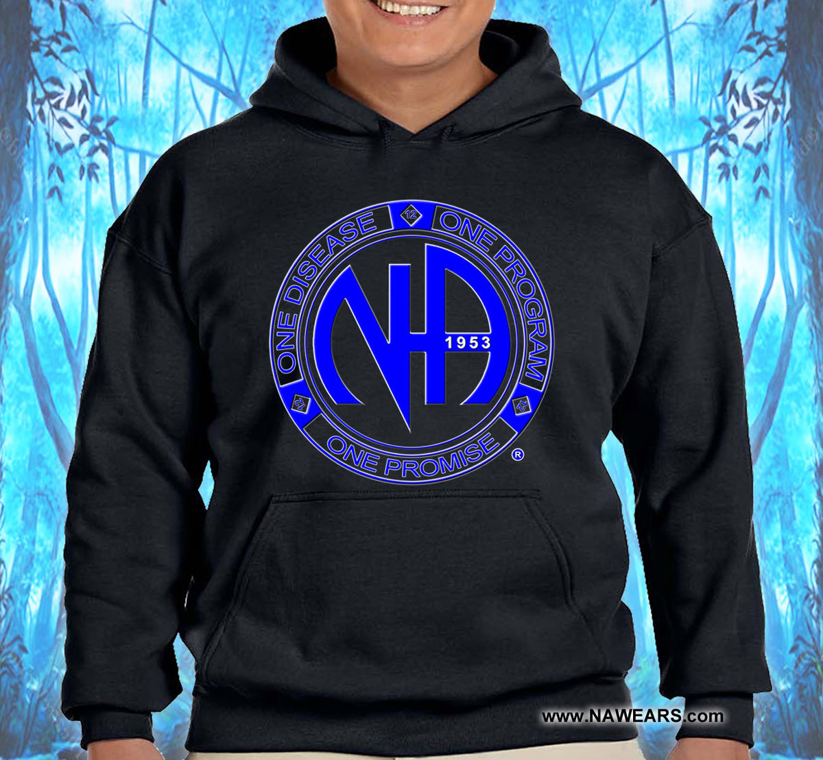 One Disease, One Program Blue Hoodie