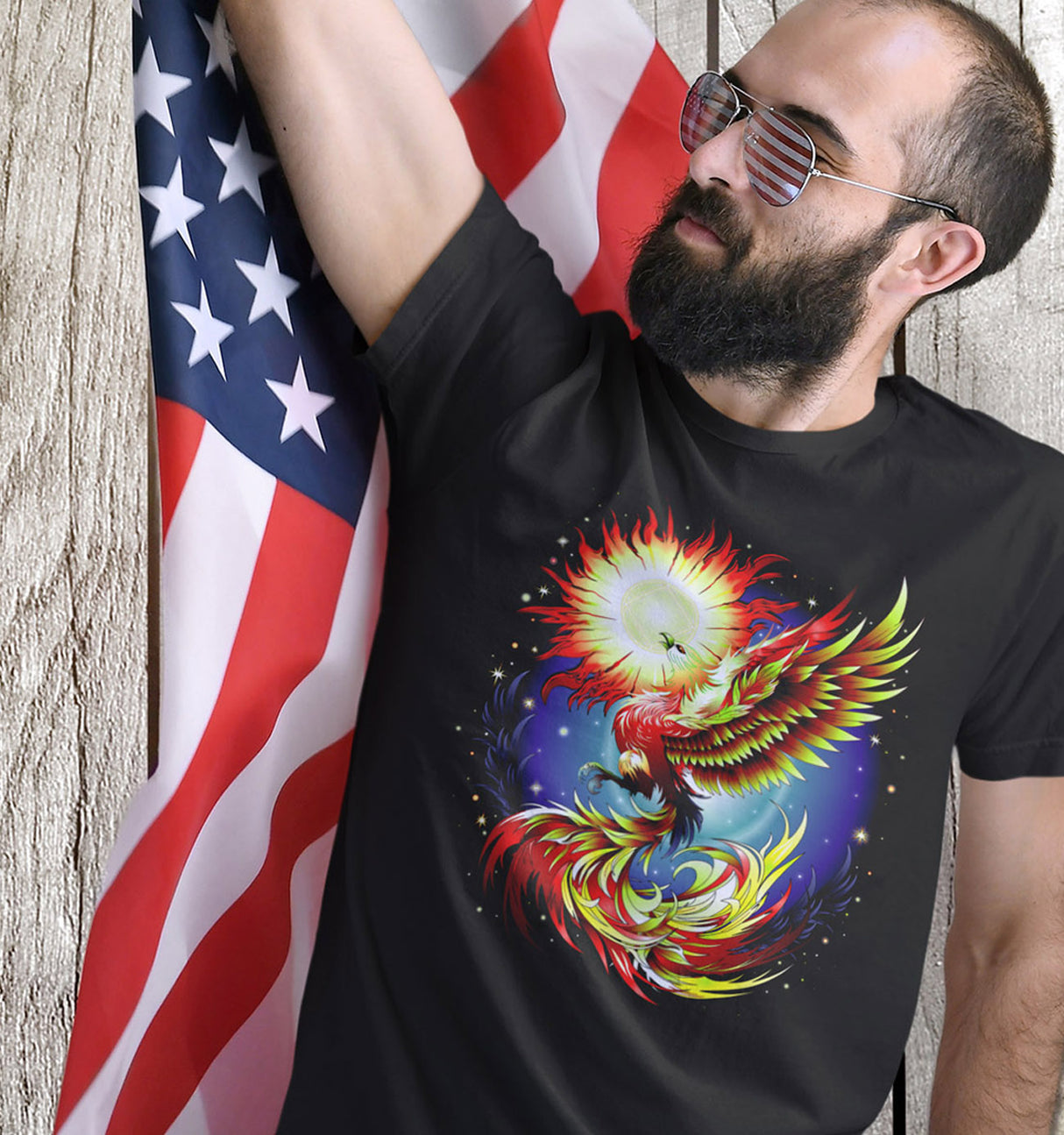 Phoenix Rising V.2 dtg Tee