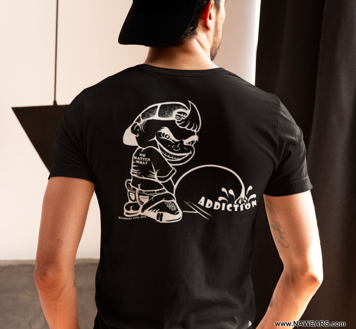 Pissing NA SHIRTS, Narcotics Anonymous Shirt, NA PISSING ON ADDICTION V.3 Shirt – nawears