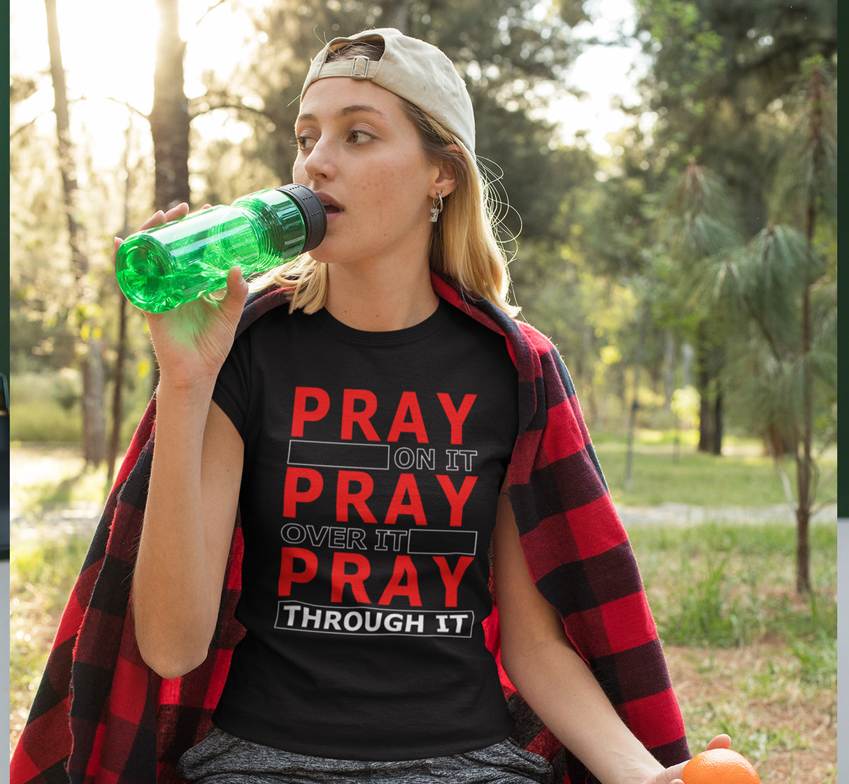 Pray Through It  Women's DTG Tee