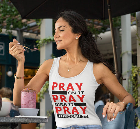 Pray Through It AA / NA Racerback Tank