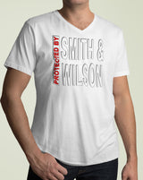 Protected By Smith & Wilson AA V-Neck Tee