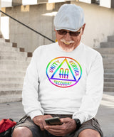 AA - Double AA Rainbow Symbol Long Sleeve dtg Tee