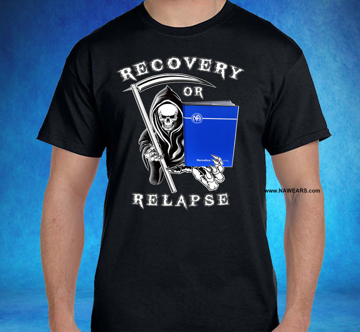 Recovery Or Relapse Reaper  dtg Tee