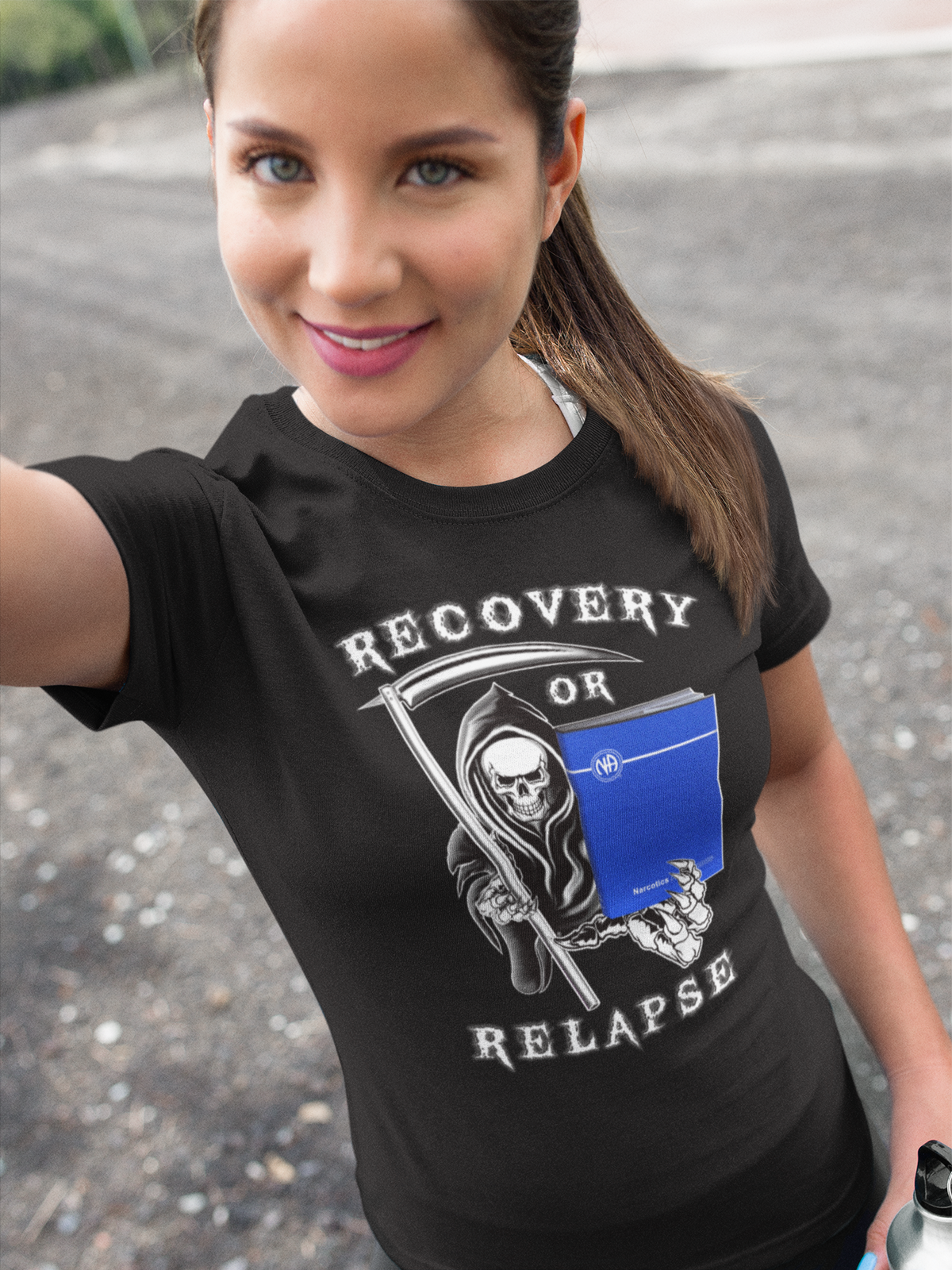 ldTs- Recovery Or Relapse Reaper Women's Tee