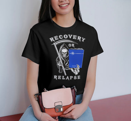 ldTs- Recovery Or Relapse Reaper Women's Tee
