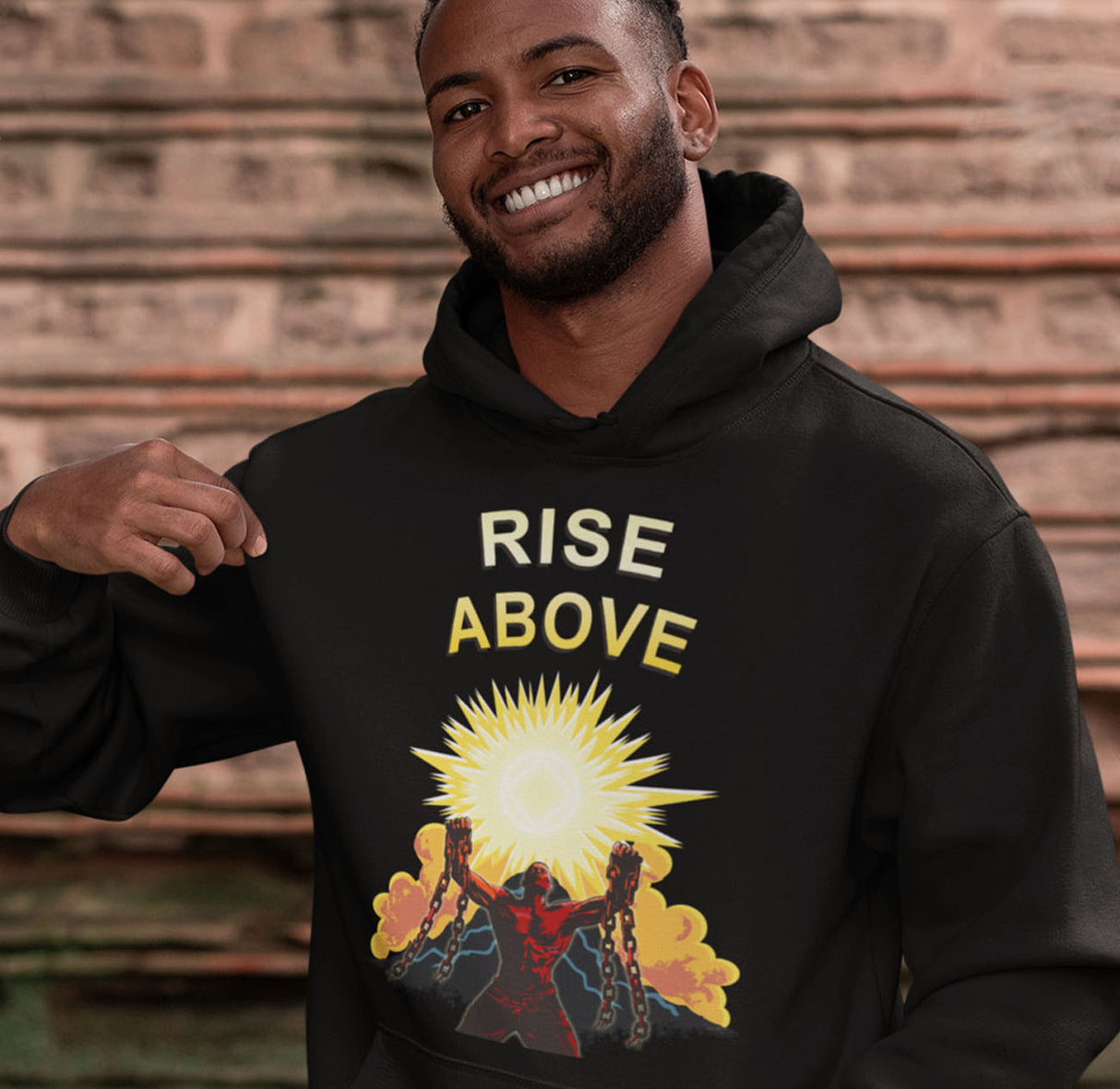 Rise Above V.2 dtg Hoodie