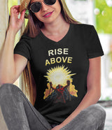 Rise Above V.2 dtg V-Neck Tee