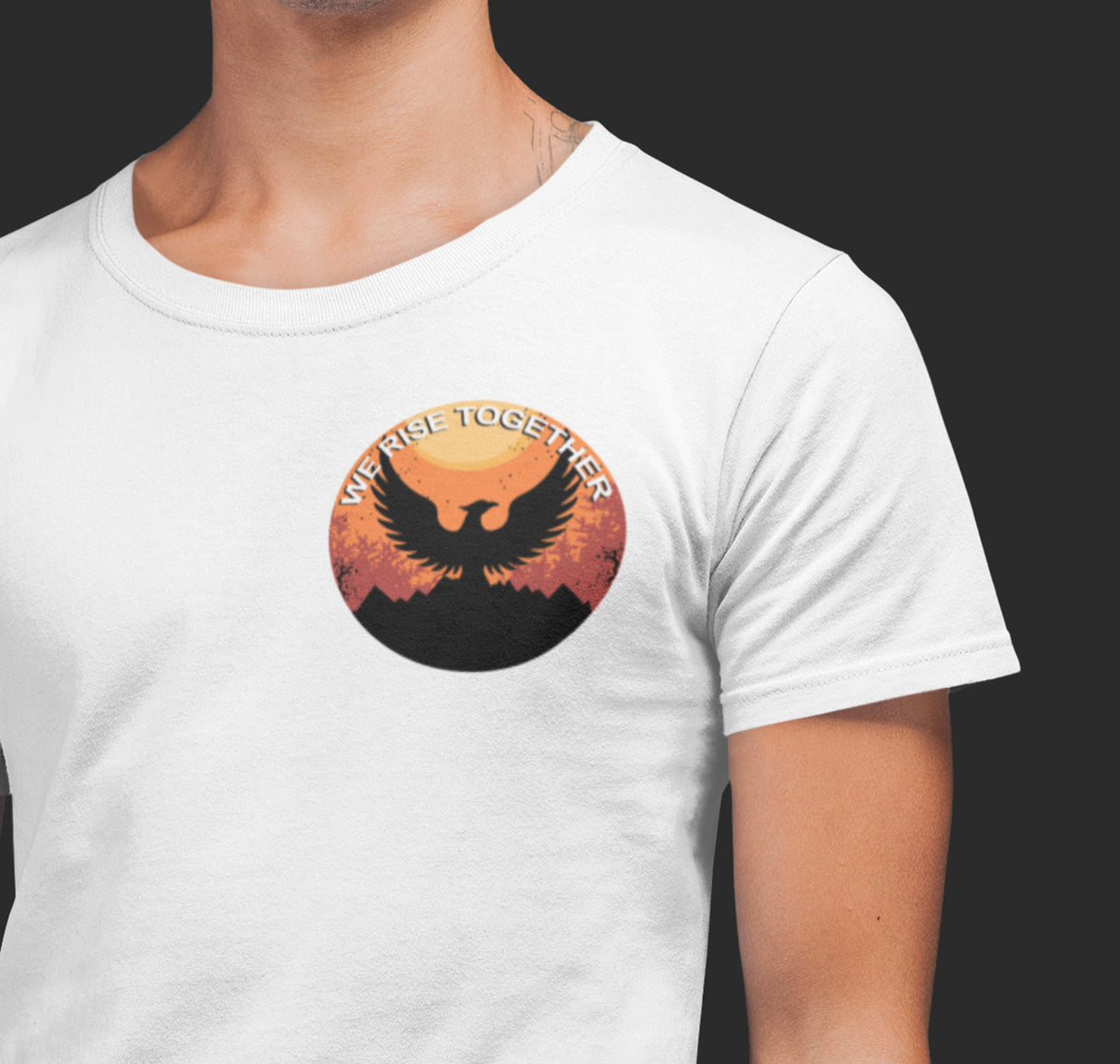 3" We Rise Together Tee