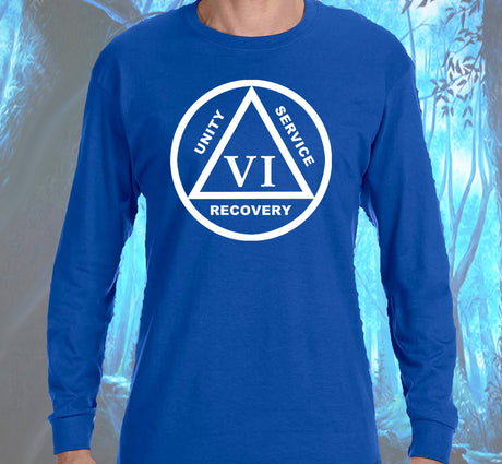 10" AA Symbol Year Sober Tee