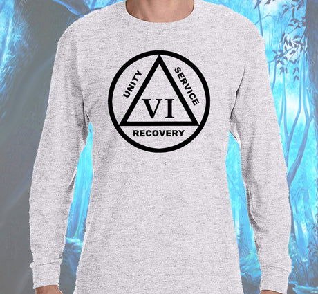 10" AA Symbol Year Sober Tee