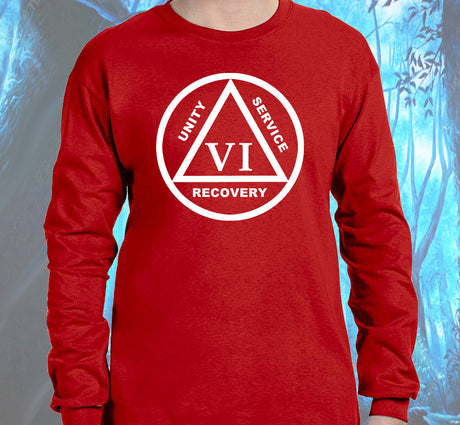 10" AA Symbol Year Sober Tee