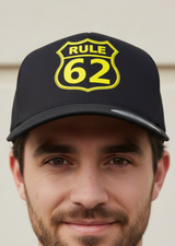 Trucker Cap - Rule 62 Black & Yellow