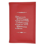 Cover-AA Small Single Book Cover for Mini Big Book or 12n12 or 24 Hours a Day-Hdbk with Serenity Prayer