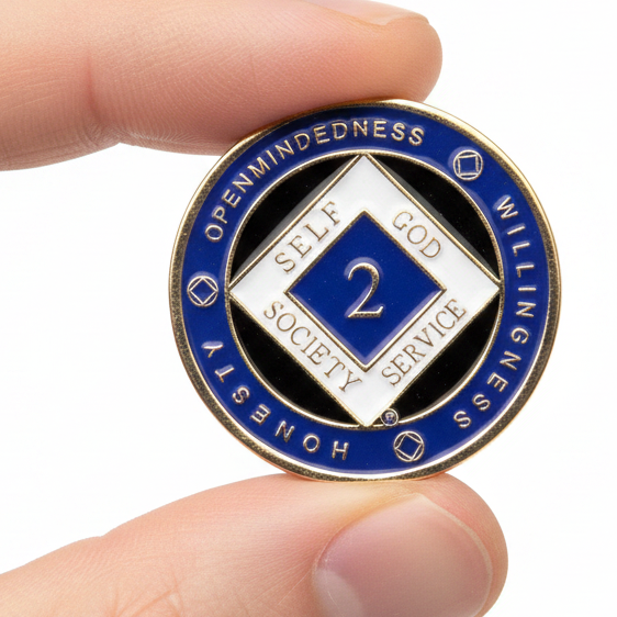 Recovery Medallion - Blue 1-50Yr