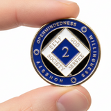 Recovery Medallion - Blue 1-50Yr
