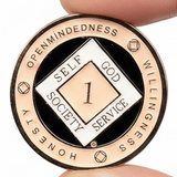 Recovery Medallion - Pink 1-50Yr