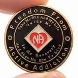 Recovery Medallion - Black 1-50Yr