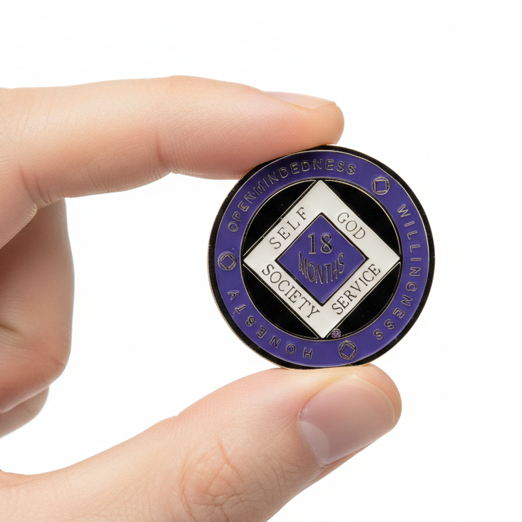 Recovery Medallion - Purple 1-50Yr