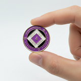 Recovery Medallion - Purple 1-50Yr