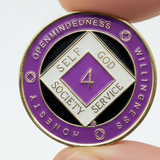 Recovery Medallion - Purple 1-50Yr