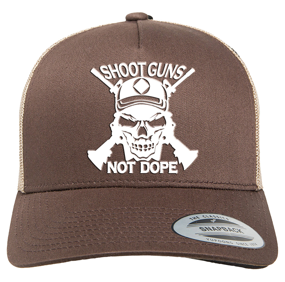 Trucker Cap- Shoot Guns Not Dope