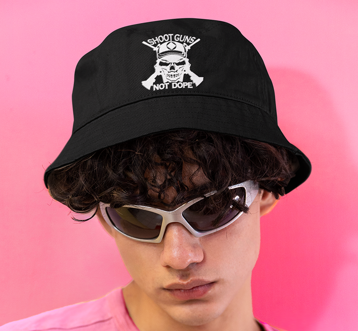cbh- Shoot Guns Not Dope Bucket Hat