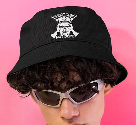 hg-cbh- Shoot Guns Not DopeBucket Hat