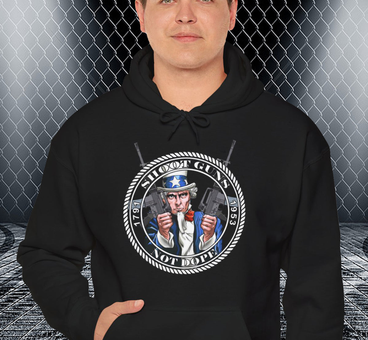 Shoot Guns Not Dope Hoodie