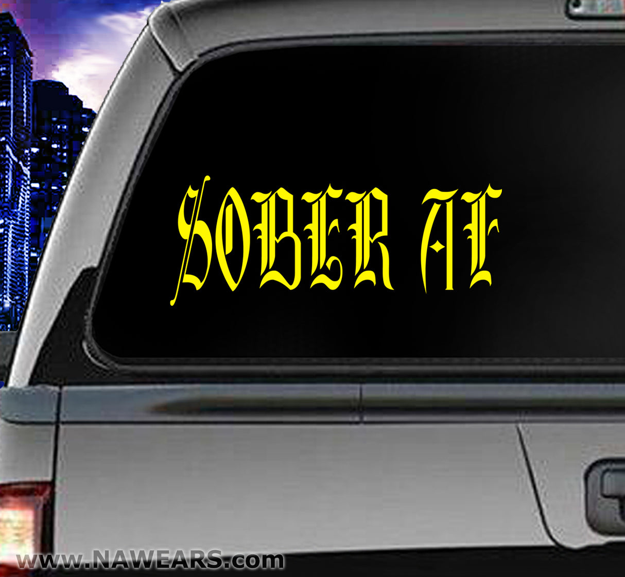 Win Decal - AA Sober AF Decals