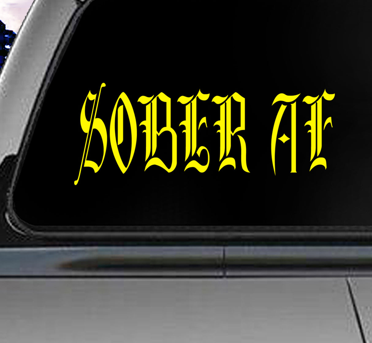 Win Decal - AA Sober AF Decals