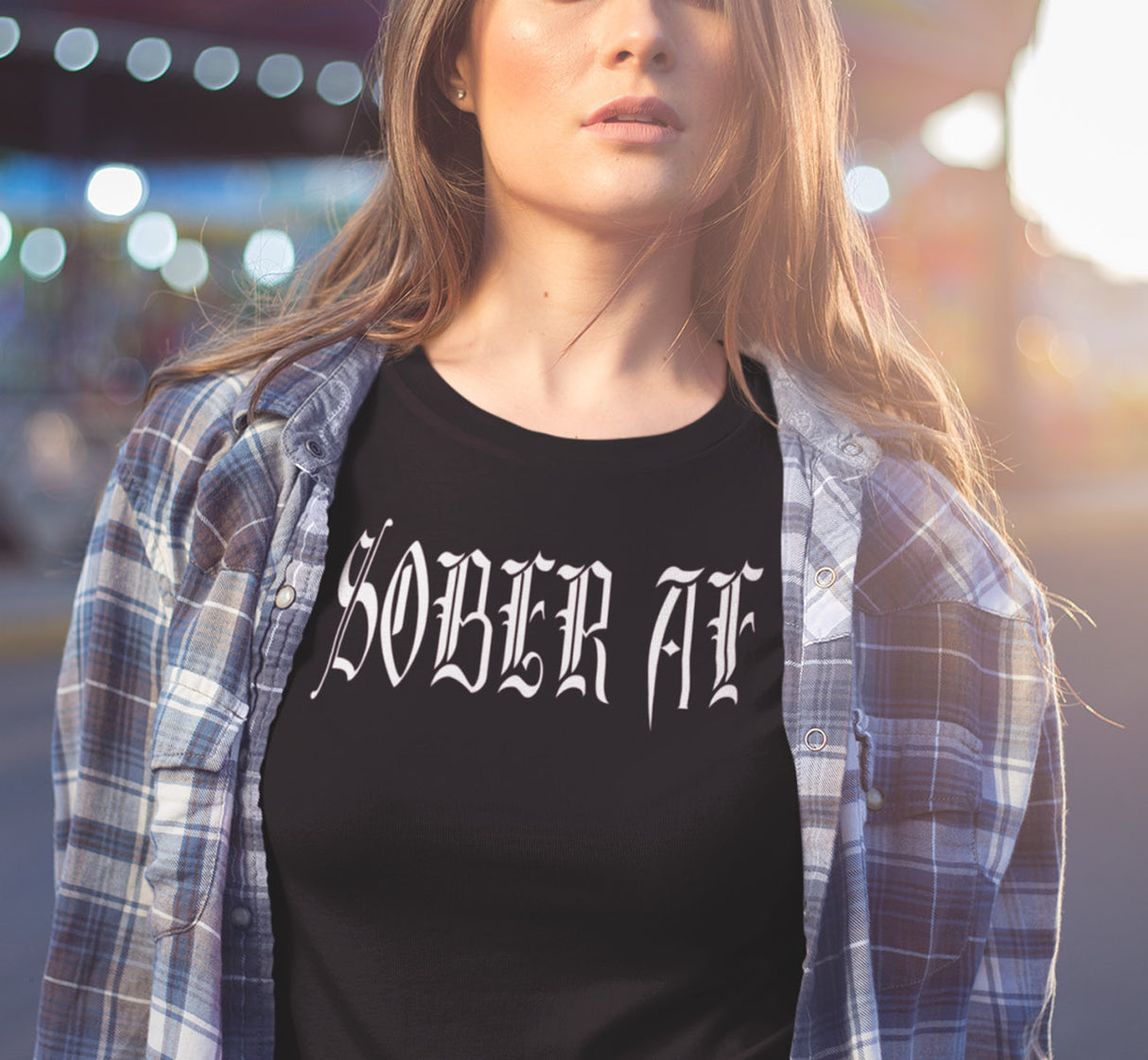 aalt- Sober AF Ladies T's