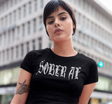 aalt- Sober AF Ladies T's