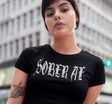 aalt- Sober AF Ladies T's