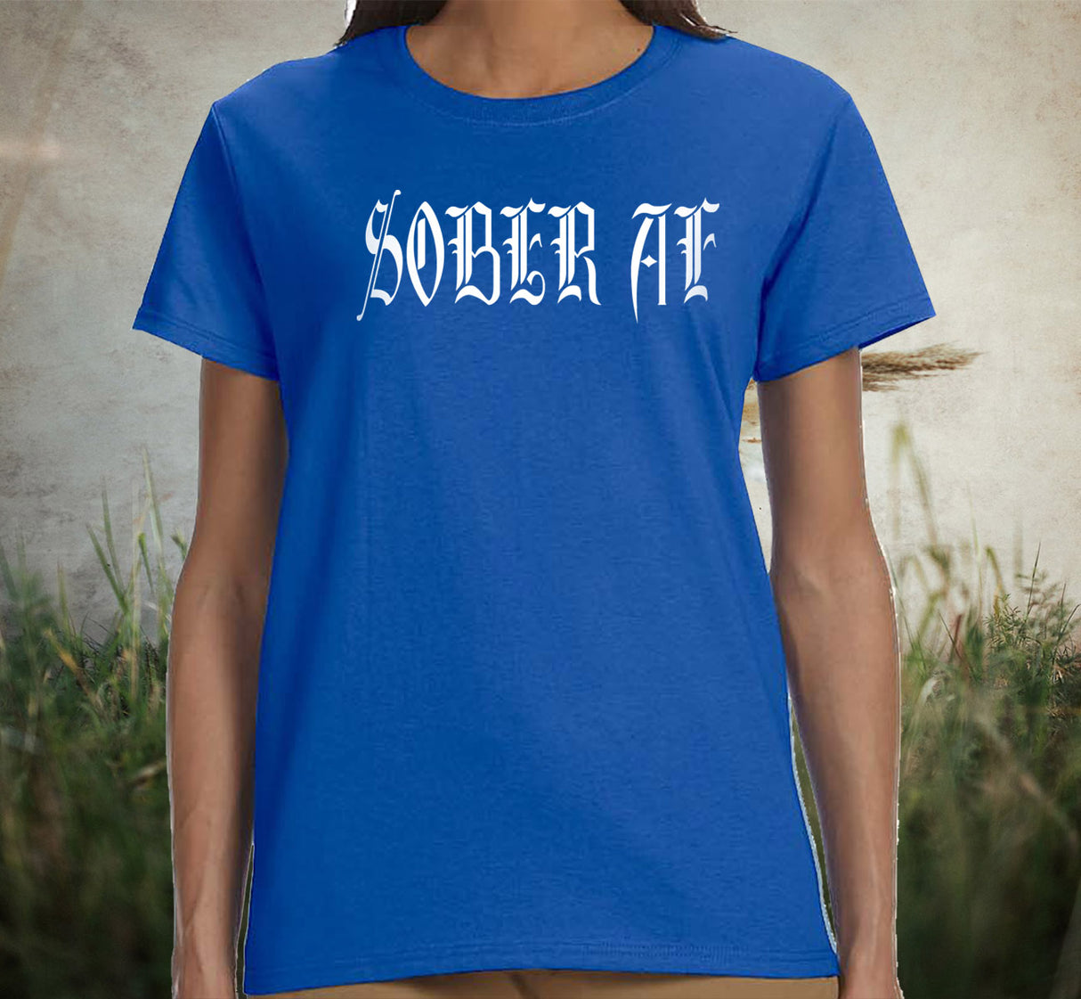 aalt- Sober AF Ladies T's